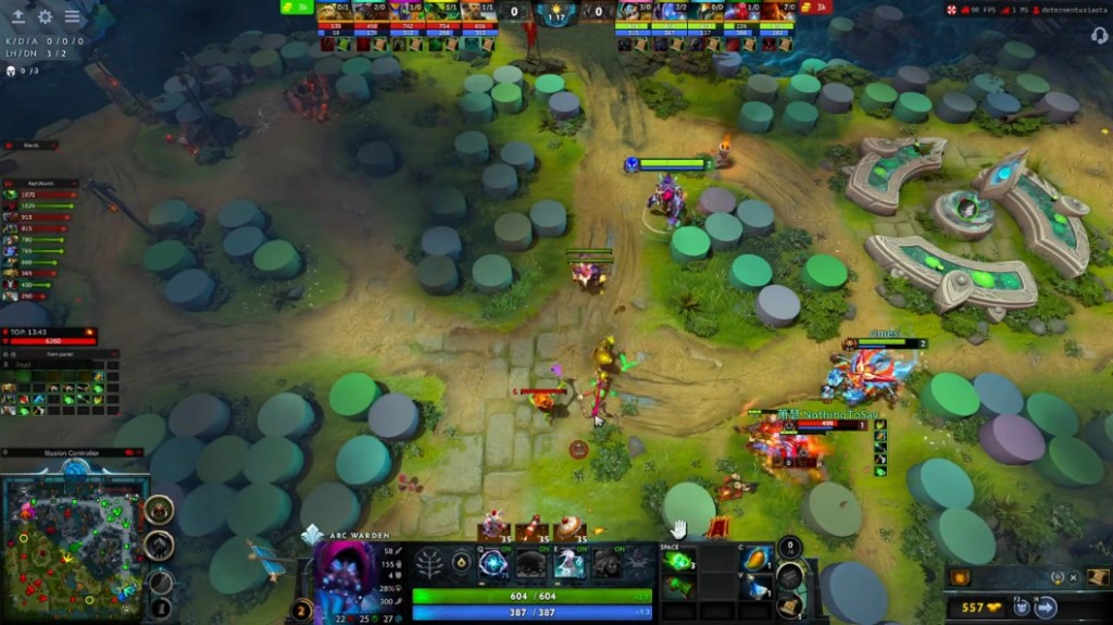 Dota 2 cheats guide — hero esp config gameplay screenshot